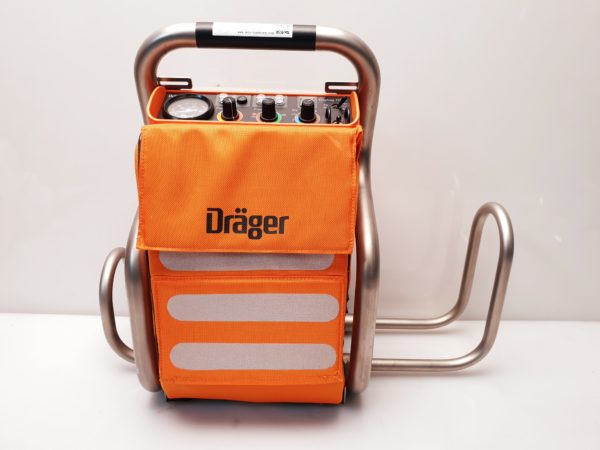 Dräger-Draeger Oxylog 1000 Notfallbeatmungsgerät mit Metall Halter – Bild 6