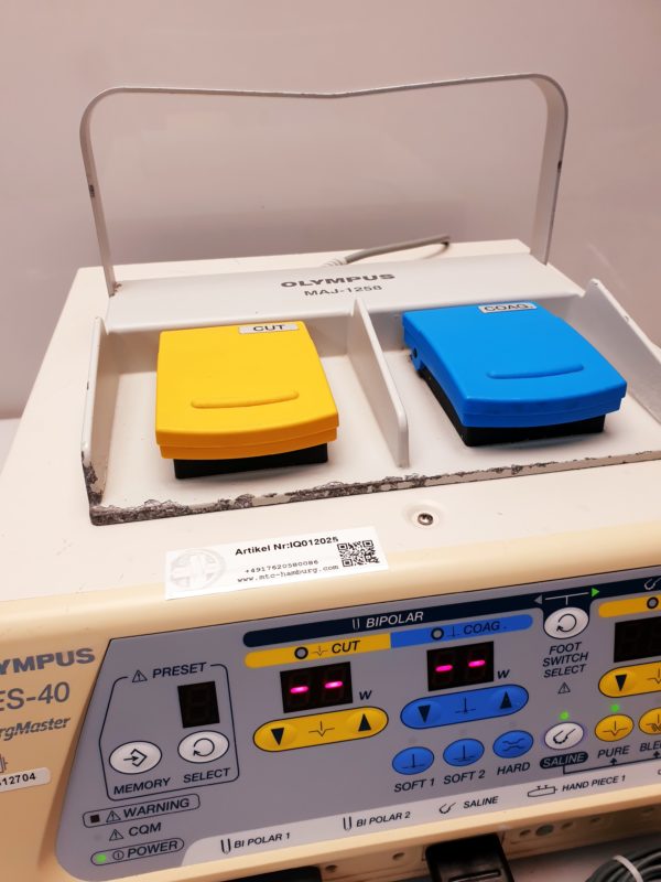 Olympus UES-40 SurgMaster Electrosurgical Unit – Bipolar Monopolar mit Fußpedal – Bild 3