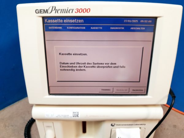 GEM Premier 3000 Blutgas Elektrolyt-Analysatoren – Bild 4