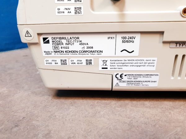 Nihon Kohden Cardiolife Tec-7731K Defibrillator – Bild 13