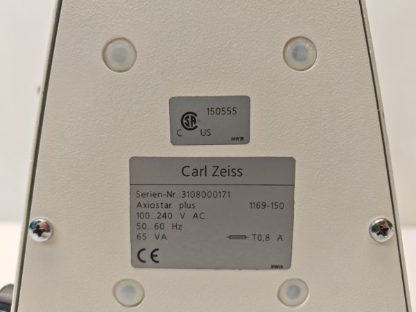 Zeiss Axiostar Plus Binokular-Lichtmikroskop – Bild 18