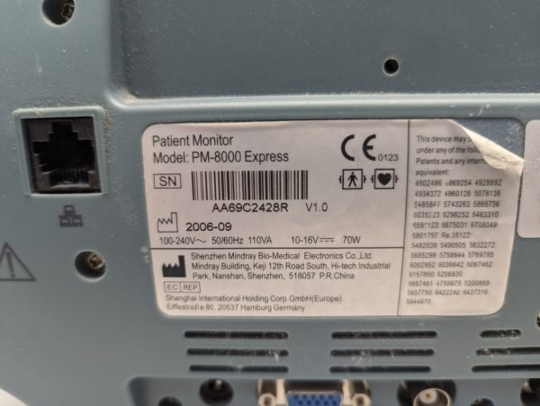 Mindray PM-8000  Patientenmonitor – Bild 15