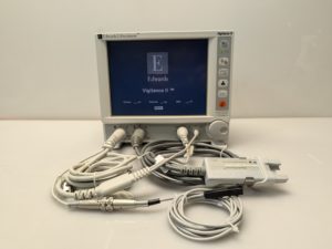 Edwards Lifesciences Vigilance II  Typ VIG2E Überwachungs Patientenmonitor mit Zubehör