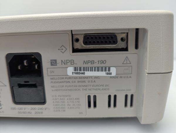 Nellcor NPB-190 Pulseoxymeter – Bild 6