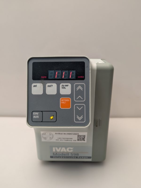 IVAC 598 Infusionspumpe – Bild 4