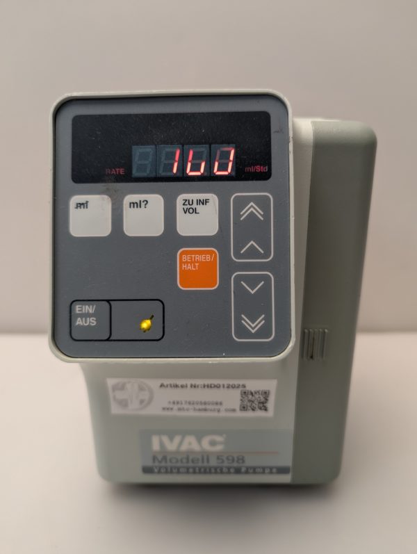 IVAC 598 Infusionspumpe – Bild 8
