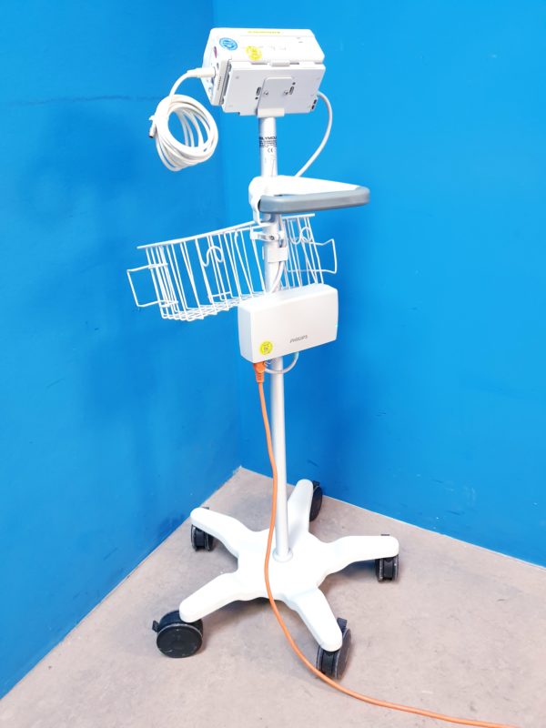 Philips X2 M3002A Modul, Philips M8023A Ladegerät auf Fahrbarem Gestell – Bild 7