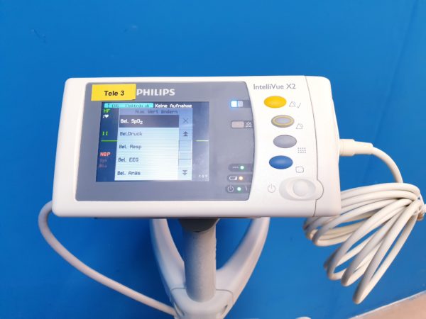 Philips X2 M3002A Modul, Philips M8023A Ladegerät auf Fahrbarem Gestell – Bild 8