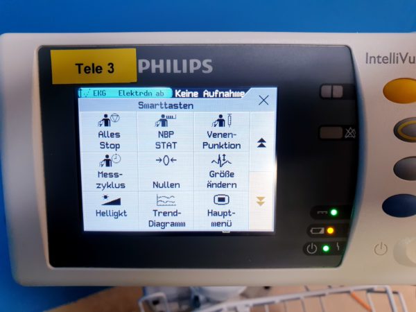 Philips X2 M3002A Modul, Philips M8023A Ladegerät auf Fahrbarem Gestell – Bild 11