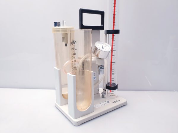 Dräger Behälter Bronchussauger mit Deckel und Manometer - Tragbar – Bild 7