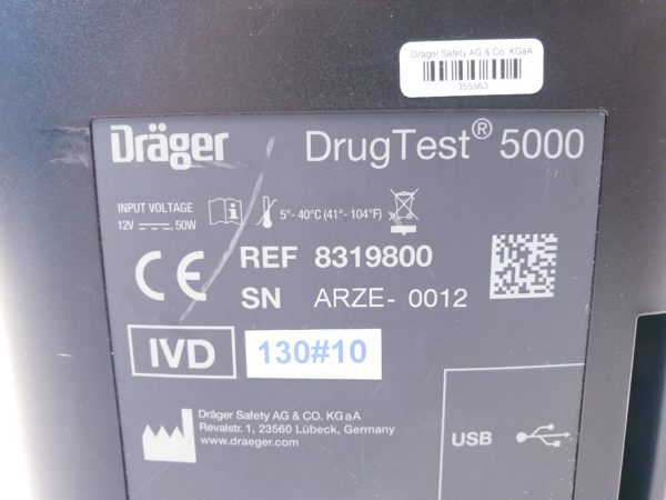 Dräger DrugTest 5000 Analyzer IVD – Bild 11
