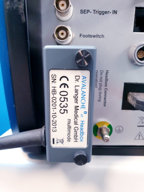 DR. LANGER MEDICAL NERVMONITOR AVALANCHE XT + ZUBEHÖR Diagnoseanzeige – Bild 9