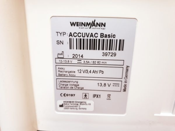 Weinmann ACCUVAC Basic  Ohne Netzteil – Bild 9
