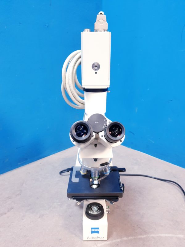 Carl Zeiss Axioskop EL-Einsatz 4514 85 Labormikroskop + Software – Bild 12