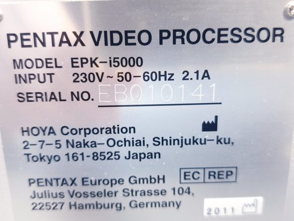 Pentax EPK-i5000 HD+ Videoprozessor Lichtquelle – Bild 19