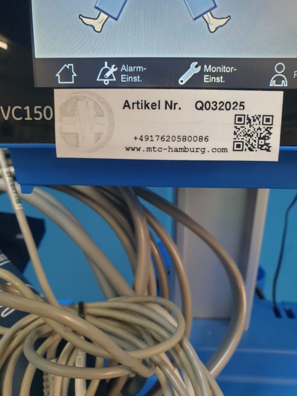 GE Carescape VC150 SpO2 + NiBp Vitaldatenmonitor mit Gerätewagen – Bild 2