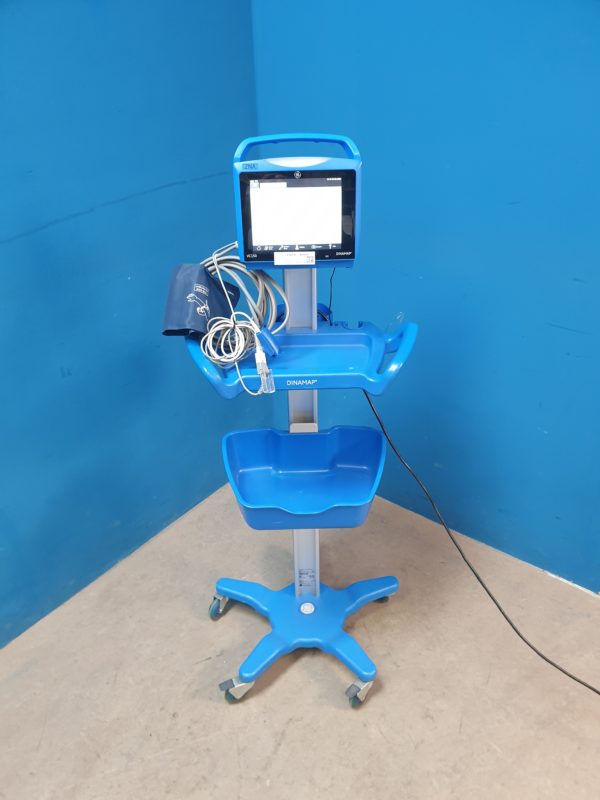 GE Carescape VC150 SpO2 + NiBp Vitaldatenmonitor mit Gerätewagen – Bild 4