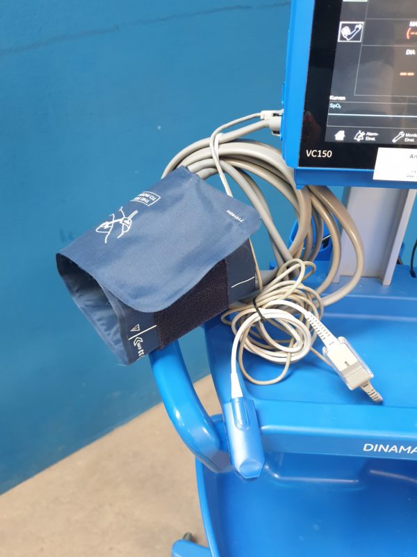 GE Carescape VC150 SpO2 + NiBp Vitaldatenmonitor mit Gerätewagen – Bild 6