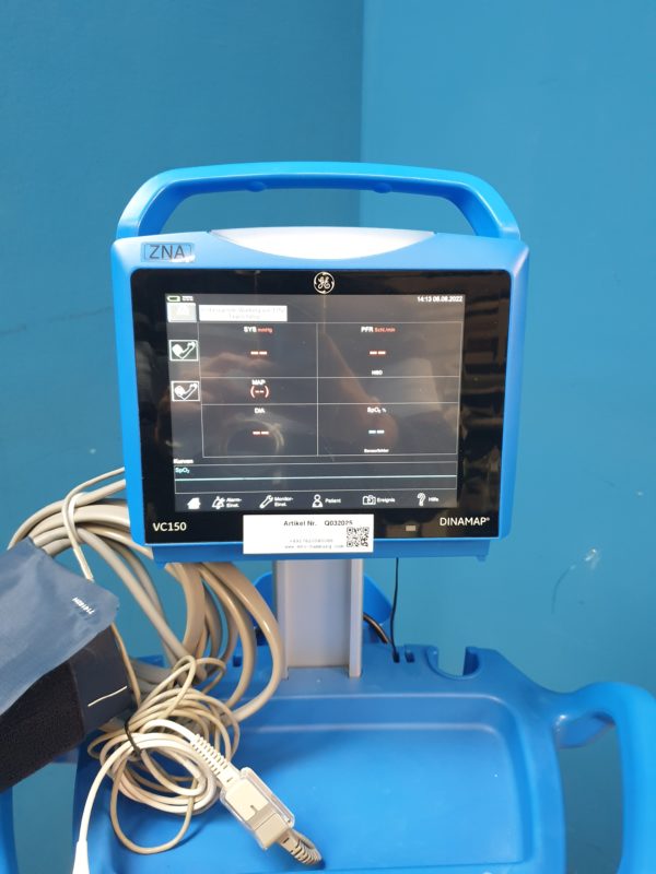 GE Carescape VC150 SpO2 + NiBp Vitaldatenmonitor mit Gerätewagen – Bild 7