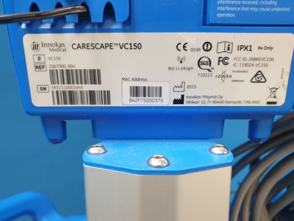 GE Carescape VC150 SpO2 + NiBp Vitaldatenmonitor mit Gerätewagen – Bild 10