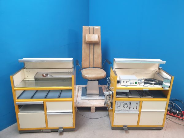 Atmos Practica 3 HNO Einheit + Instrumentenschrank, Mikroskop - Patientestuhl – Bild 2