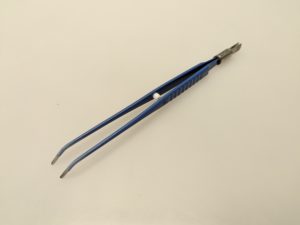 Erbe 20195-007 Bipolare Pinzette Classic abgewinkelt