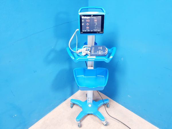 GE Carescape VC150 SpO2 + NiBp Vitaldatenmonitor mit Gerätewagen – Bild 6