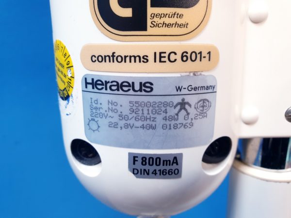 Hanau Hanaulux Heidelberg OP-Lampe Untersuchungslampe  Behandlungslampe – Bild 3