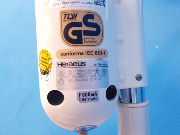 Hanau Hanaulux Heidelberg OP-Lampe Untersuchungslampe  Behandlungslampe – Bild 9