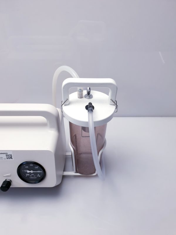 Medap Heraeus Drainagesauger Absaugpumpe Chirurgischer Sauger P 4020 mit behälter – Bild 7