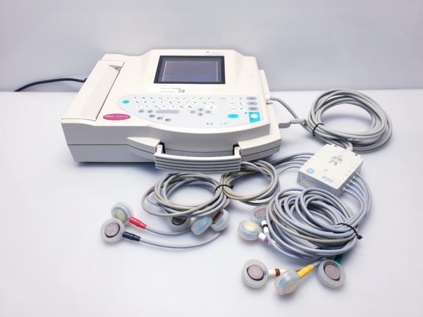 GE MAC 1200 ST EKG + KISS Sauger Ohne Pumpe – Bild 3