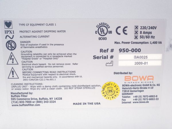 BOWA BUFFALO FILTER 950-000 Smoke evacuation – Bild 10