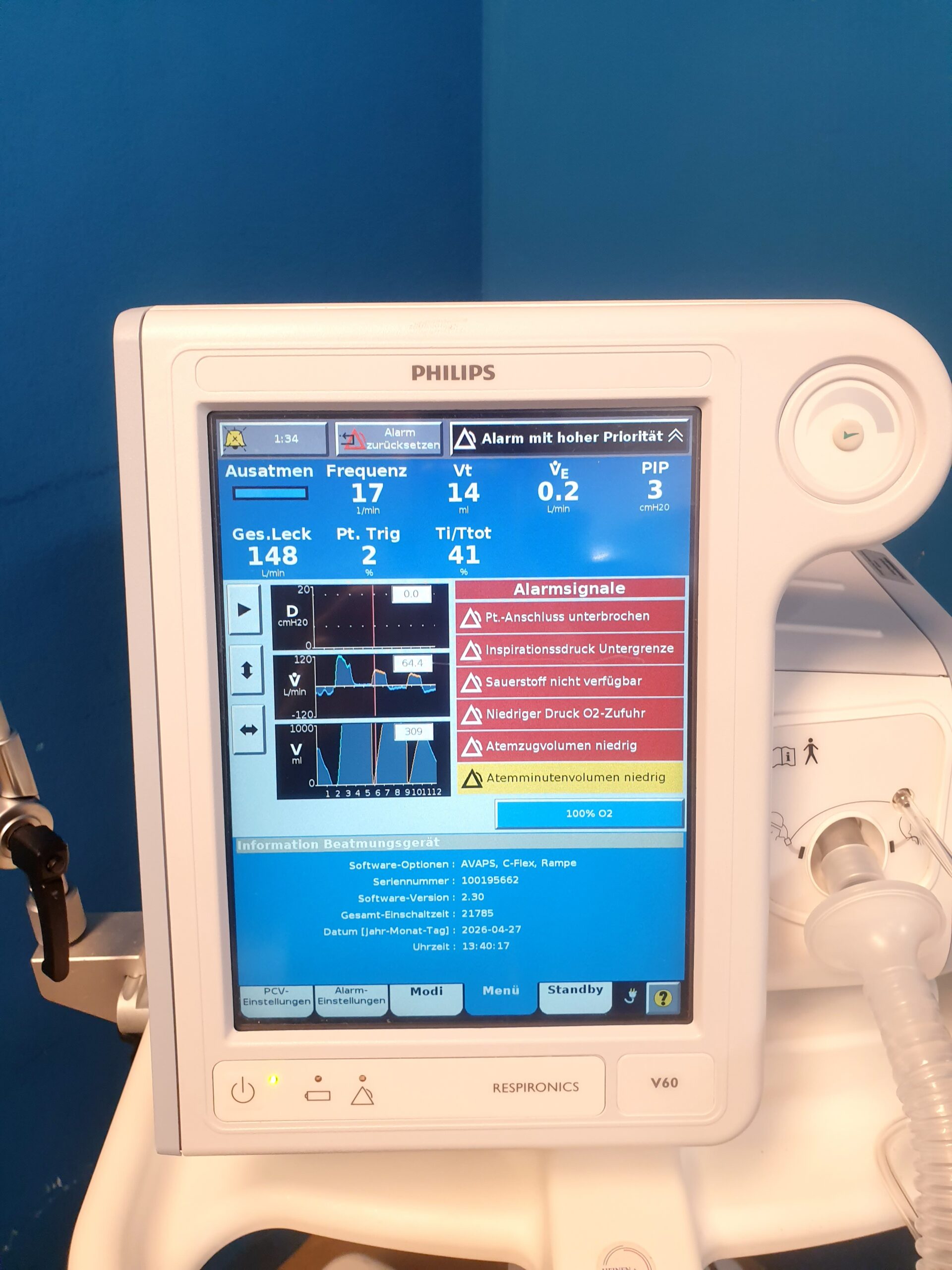 Philips Respironics V60 - V 60 Beatmungsgerät – Bild 20