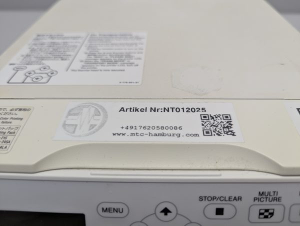 Sony UP-25MD UP 25 MD Color Video Printer Thermodrucker Drucker – Bild 2