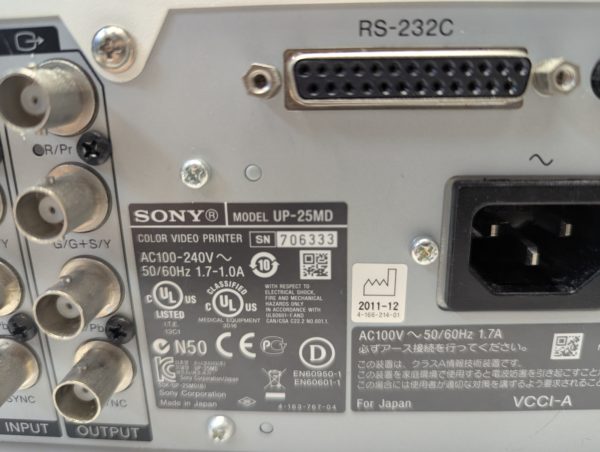 Sony UP-25MD UP 25 MD Color Video Printer Thermodrucker Drucker – Bild 9