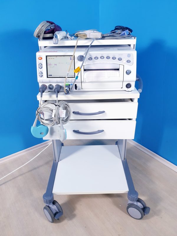 GE Corometrics 250 Series Fetal Mutter Monitor mit Zubehör – Bild 9