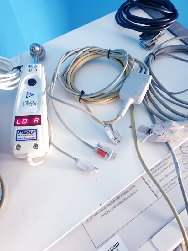 GE Corometrics 250 Series Fetal Mutter Monitor mit Zubehör – Bild 14