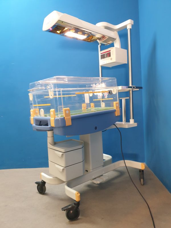 Drager Dräger  Baybtherm Wärmebettchen + Babytherm 8010 Strahler – Bild 3