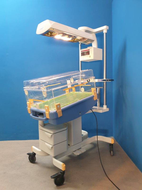 Drager Dräger  Baybtherm Wärmebettchen + Babytherm 8010 Strahler – Bild 5