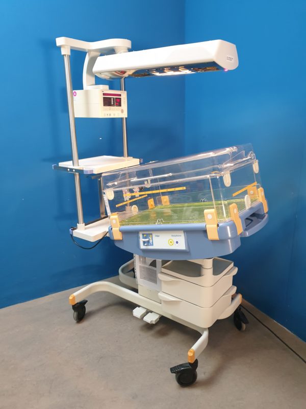 Drager Dräger  Baybtherm Wärmebettchen + Babytherm 8010 Strahler – Bild 6