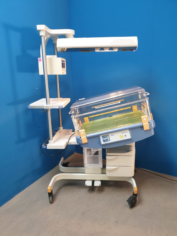Drager Dräger  Baybtherm Wärmebettchen + Babytherm 8010 Strahler – Bild 7