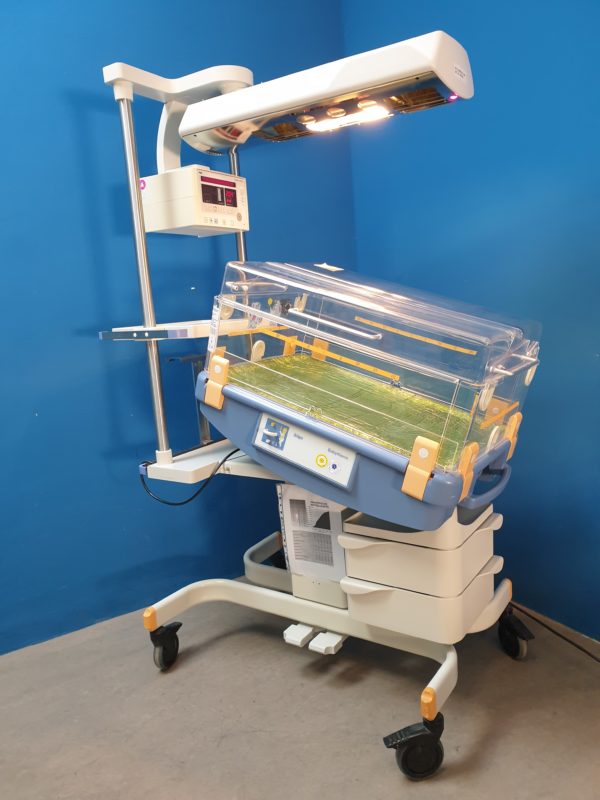 Drager Dräger  Baybtherm Wärmebettchen + Babytherm 8010 Strahler – Bild 9