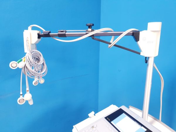 Ge Mac 1600 EKG Gerät mit Gerätewagen und noch eine Kabelarmhalterung – Bild 17