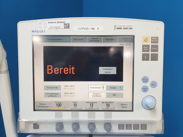 Maquet Servo-i Servo i Beatmungsgerät – Bild 5