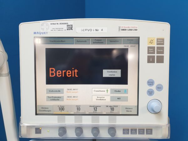 Maquet Servo-i Servo i Beatmungsgerät – Bild 6