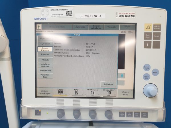 Maquet Servo-i Servo i Beatmungsgerät – Bild 19