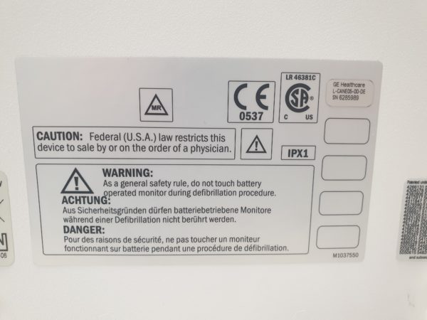 GE Datex-Ohmeda N-MRI2-01 Anesthesie MRI Patient Monitor – Bild 22