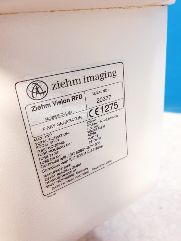 Ziehm Vision RFD - Flachdetektor - C arm - Mobiles Röntgen - Defekt – Bild 18