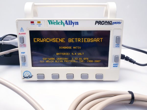Welch Allyn propaq Encore 202EL Multi Parameter Patient Monitor EKG - SpO2 und NIBp – Bild 3