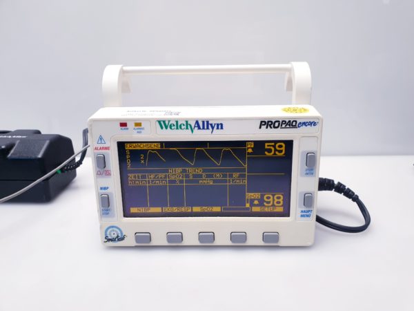 Welch Allyn propaq Encore 202EL Multi Parameter Patient Monitor EKG - SpO2 und NIBp – Bild 12